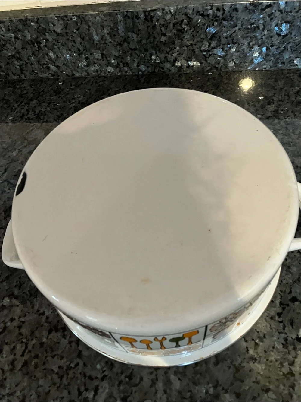 GM Retro/MCM Mod Enamel Stock Pot 3 Quarts
